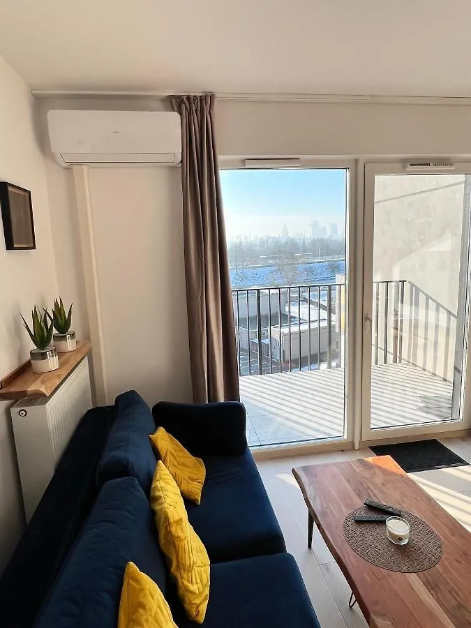 Apartament Warsaw Downtown View 3 Rooms 60M2+ Free Garage 2Km Old Town Metro 9Min Tram Polska